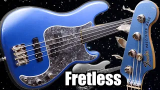 Oops... No Frets! | 2020 Fender Tony Franklin Signature Fretless P-Bass Lake Placid Blue Review Demo