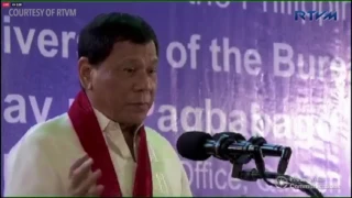 Duterte attends BIR anniversary