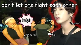 BTS Fighting Each Other For 8 Minutes - KITO ABASHI REACTION