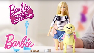 Barbie® Walk & Potty Pup Toy Tips | @Barbie