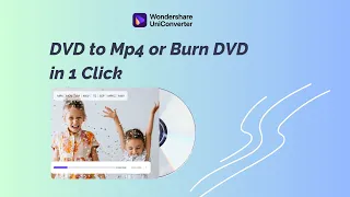 How to Convert DVD to MP4 | UniConverter Tutorial