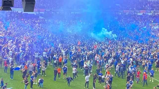 The moment Ipswich town got promoted to the premier league