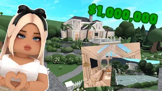 Our official hillside ROLEPLAY HOUSE TOUR* WORTH 3M, MANSION* Roblox Bloxburg Roleplay