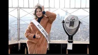 Harnaaz Sandhu, Miss Universe visits The Empire State Building in NYC!