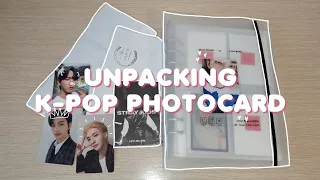 💌 Распаковка k-pop карт | stray kids | unpacking kpop photocard