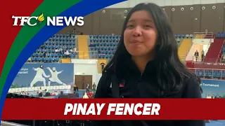 Pinay fencer Samantha Catantan hindi nagpatinag sa mga hamon para makapasok sa Paris Olympics