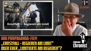 ARD Propaganda-Film „Ernstfall - Regieren am Limit“ oder eher „Limitierte am Regieren“?