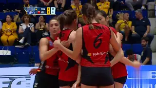 zhu ting on CEV 2018 volleyball