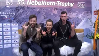 Annika HOCKE / Robert KUNKEL GER SP 2023 Nebelhorn Trophy