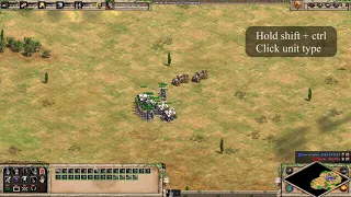 How to select units in Age of Empires 2: DE [ES SUBS]