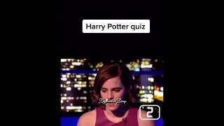 Emma watson answering harry potter question [ part 1 ]