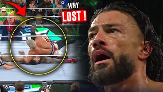 WHY ROMAN REIGNS LOST ! UNDISPUTED Title AT WRESTLEMANIA 40! Roman Reigns LOST Real REASON