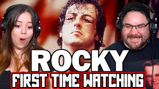 Rocky (1976) Movie Reaction | Her FIRST TIME WATCHING | This movie goes the distance!