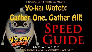 FFXIV / Yo-kai Watch Crossover Event Guide (2016)