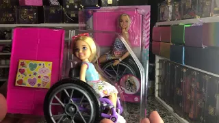 Barbie: Fashionista 193 Wheelchair Millie and Wheelchair Chelsea Dolls Unboxing and Review