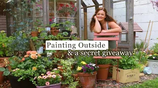Adding a pop of colour & a secret giveaway | Cottage garden vlog June