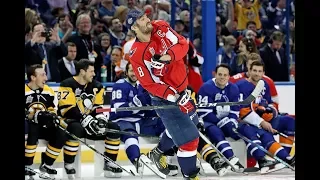 Овечкин выиграл конкурс на силу броска в мастер-шоу Матч всех звёзд NHL 2018