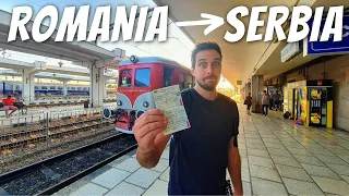 ROMANIA TO SERBIA BORDER CROSSING BY TRAIN | Timisoara To Belgrade