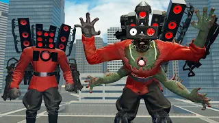 ZOMBIE SPEAKERMAN TITAN VS SKIBIDI TOILET in Garrys Mod!