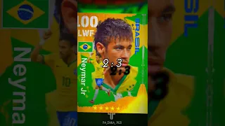 Neymar Big T. Card Vs Brazil Pack 😋 Who is Better?|| Efootball 23 Mobile ||