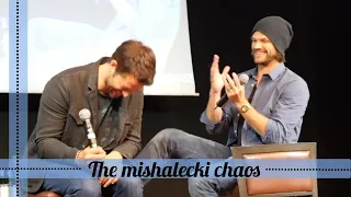 The chaos of a Mishalecki panel - Jared Padalecki & Misha Collins