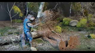 Wakanda dust scene Avengers Infinity War stop motion