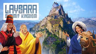 LIVE | Building A City On A MASSIVE Mountain | LAYSARA: SUMMIT KINGDOM Early Access Gameplay