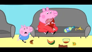 When peppa is so fat-Peppa and Roblox Piggy Funny  Animation
