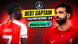 DOUBLE GW34 BEST CAPTAIN | FPL 2023/24