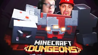 PIERWSZY POWAŻNY BOSS! | Minecraft Dungeons #6 z/@Juniorsky