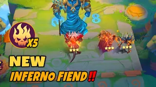 THARZ SKILL 3 | INFERNO FIEND AUTO ULTIMATE NEW SYNERGY‼️ MAGIC CHESS NEW BLESSING & NEW UPDATE 2024