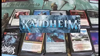 Kaldheim découverte et explications cartes blanches, bleues et noires, mtg, magic the gathering !