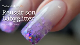 Incrustation de paillettes | Babyglitter 💜