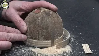 Make a Kalimba with Coconut - Diy