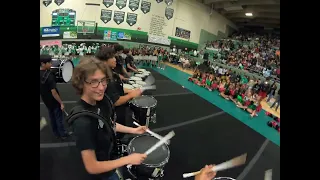 Berkner High School Pep Rally  Drumline Snare Cam 10/28/22