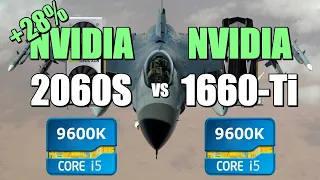 2060S vs 1660-Ti - 9600K. CSGO, Fortnite, PUBG, GTAV, Overwatch.