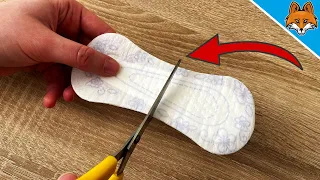 SO you have NEVER used a Panty Liner 💥 (Ingenious TRICK) 🤯