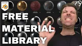 Substance to Blender Addon Free Material Library