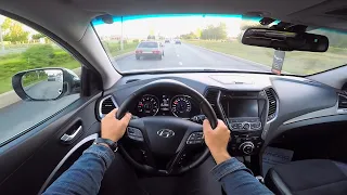 2012 HYUNDAI SANTA FE - POV Test Drive, Acceleration 0-100