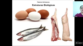 Composição química, fatores antimicrobianos naturais e estrutura biológica dos alimentos.