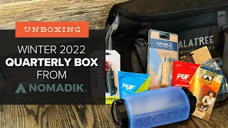 One Heck of a Bag! | Unboxing the QUARTERLY Box from Nomadik - Winter 2022