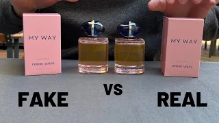 Fake vs Real Armani My Way Perfume