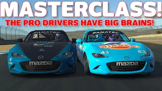 Fighting for the win against an IRL Racing Driver! | iRacing Global Mazda at Laguna Seca