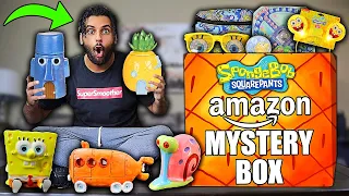 I Bought EVERY SPONGEBOB SQUAREPANTS Product On AMAZON (BIGGEST BOX OF SPONGEBOB EVER!!) MYSTERY BOX