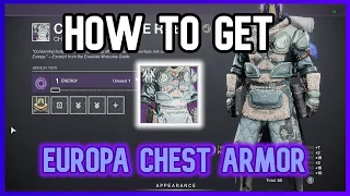 How To Get Europa Chest Armor (All Chest Locations) | Destiny 2 (Beyond Light)