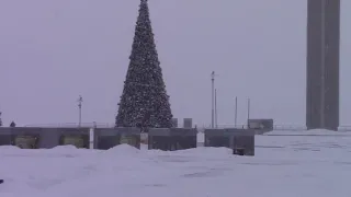 Сильный снегопад в Самаре (05.01.2019)