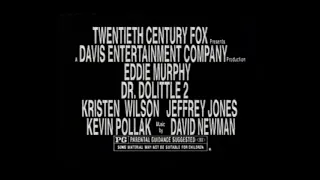 Dr Dolittle 2 Movie Trailer 2001 - TV Spot