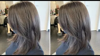 How to cut Long to Medium Length Layered Haircut for Women | Cutting Tips & Techniques