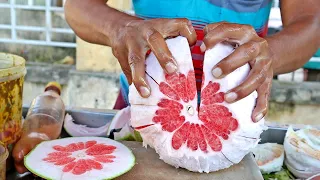 Masala Jambura (Pomelo Fruit/Grapefruits) | Bangladeshi Street Food