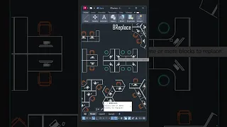 AutoCAD 2024 - BReplace Command (Block Replace)